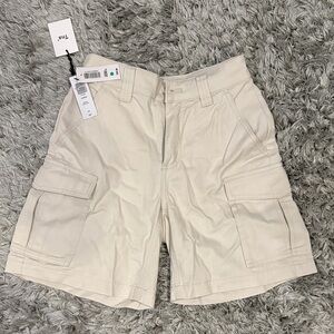 Aritzia Beige Cargo Shorts